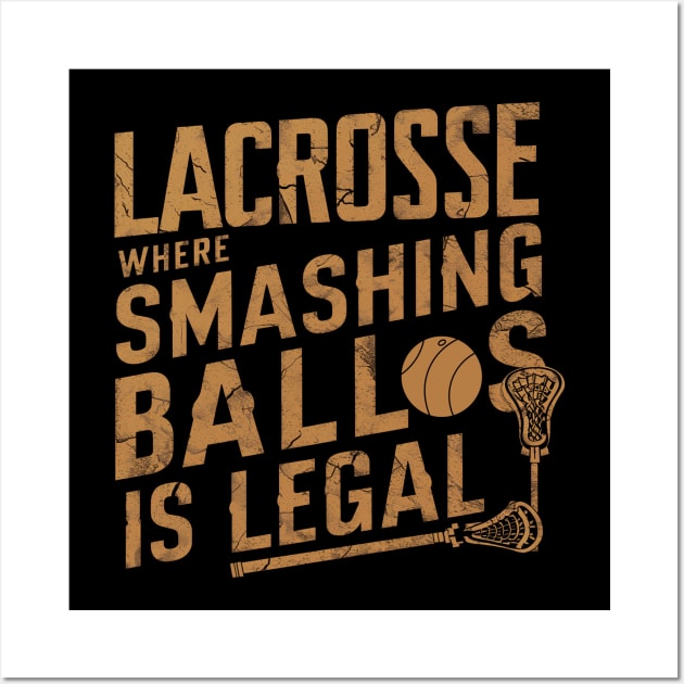 Lacrosse Wall Art by NomiCrafts